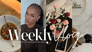 weekly vlog! solo sushi date + doggy link up + new recipes + dubai events & more | allyiahsface vlog