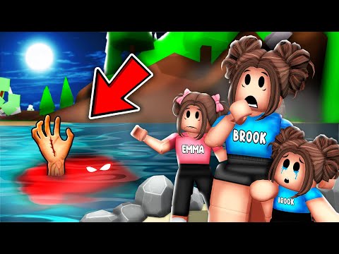 The Lake Behind Our House IS HAUNTED In Roblox Brookhaven!!