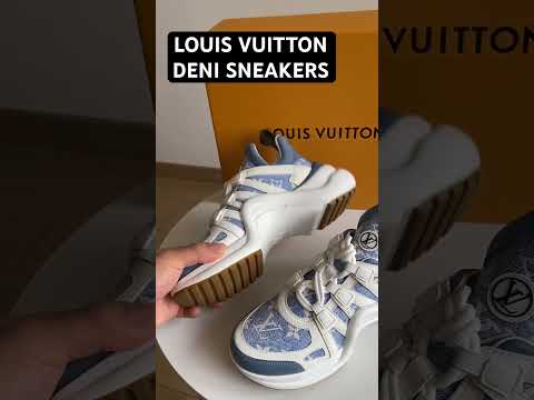 Louis Vuitton deni sneakers #luxuryshoes #louisvuittonsneakers #lvshoes #fashion