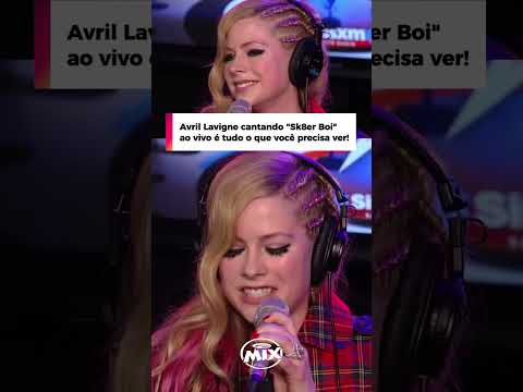 Saudade de ver a Avril Lavigne cantando “Sk8er Boi” ao vivo!