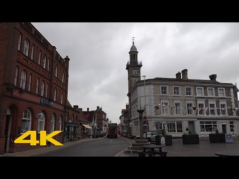 Harleston Walk: Town Centre【4K】