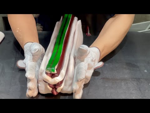 Amazing Handmade Candy Making - Grape - Japanese Street Food PAPABUBBLE