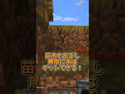 地面がTNTになっちゃった世界 #マイクラ #マインクラフト #minecraft