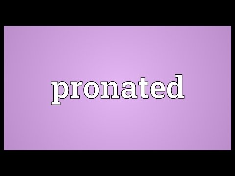 Pronated Meaning