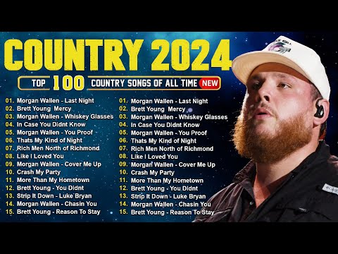 Country Music Playlist 2024 🦽 Luke Combs, Morgan Wallen, Chris Stapleton, Kane Brown, Jason Aldean