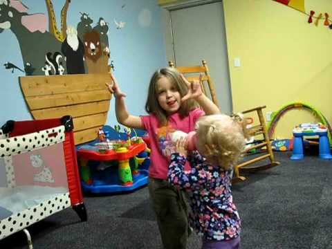 GG, Abby, and Caetie in the Nursery