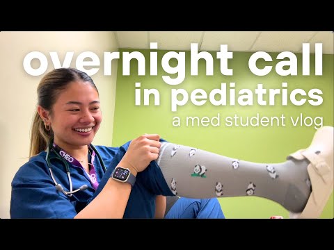 MED SCHOOL VLOG 🩺 | overnight call in pediatric medicine