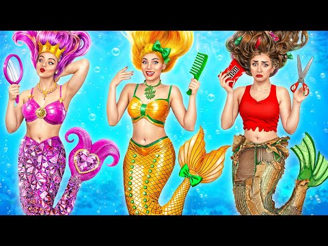 Rich vs Broke vs Giga Rich Mermaid by TeenDO Challenge