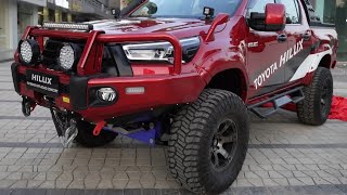 Toyota Hilux modified#red beast#hilux#Offroad and on road monster#monstertruck#modified#toyota#