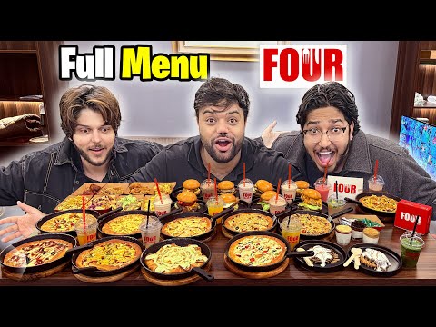 I ORDERED the entire FOUR Menu 😍 | TOO EXPENSIVE Or TOO CHEAP? 😱