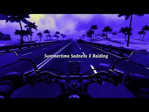 Summertime Sadness X Riding - Gaming || Aesthetic Video ( Slowed & Reverb )