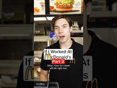 Is Seth a genius?💀🤦 #shorts #skit #skits #funny #comedy #mcdonalds #fastfood #coworkersbelike #🍔