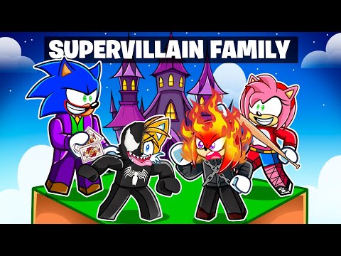 Having a SUPERVILLAIN FAMILY in Roblox SNAPCHAT!