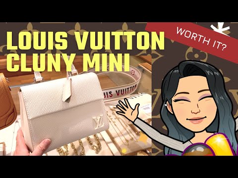 Louis Vuitton CLUNY MINI BAG  ❤️❤️❤️- Worth it? LV CLUNY MINI Louis Vuitton Cluny Handbag Review