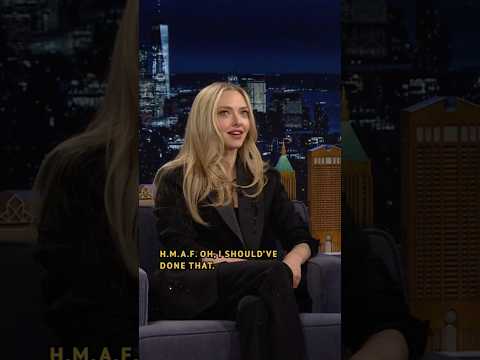 #AmandaSeyfried has peacocks and bearded dragons as pets! #FallonTonight #JimmyFallon