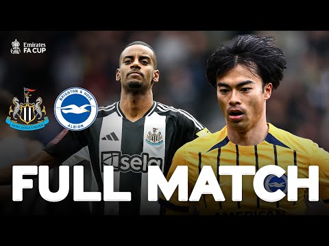 FULL MATCH | Newcastle United v Brighton & Hove Albion | Fifth Round | Emirates FA Cup 2024-25