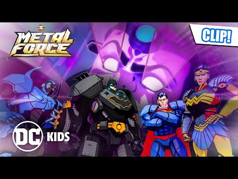 Justice League Defeat BRAINIAC! 👊 😤 | DC Metal Force | @dckids