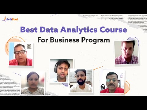 Best Data Analytics Course | Intellipaat Data Analytics Course Reviews