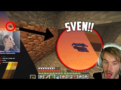 Sven GLITCHED into my Minecraft world!!