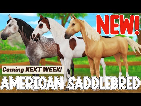 AMERICAN SADDLEBRED SPOILER!! COMING NEXT WEEK TO STAR STABLE!! MODEL, ANIMATIONS, & MORE!!