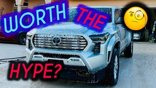 FIRST POV DRIVE IN MY DAD'S FULLY LOADED 2024 TOYOTA TACOMA LIMITED - IS IT WORTH THE HYPE?