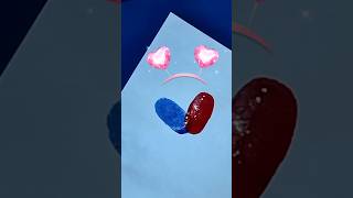 easy trick heart #creative #tiktokart #satisfying#art #ytshorts#drawing#viral #color #heart #tricks