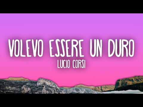 Lucio Corsi - Volevo essere un duro (Sanremo 2025)