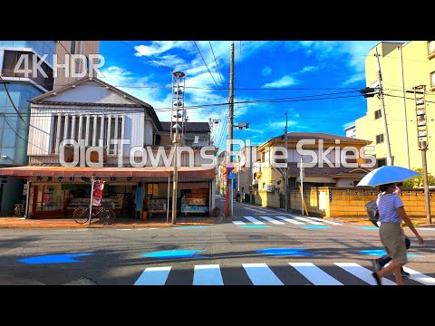 Blue Skies Over Tokyo’s Old Town : A Perfect Day Walk | Japan | 4K/HDR with map and subtitles