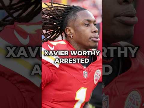 Chiefs Xavier Worthy Arrested On Domestic Violence Charges #nfl #nflnews #chiefs #chiefskingdom