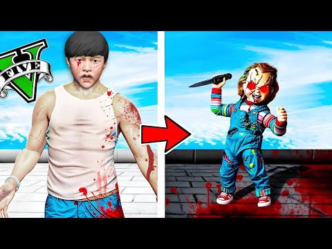 ကျွန်တော် အရုပ်သရဲ Chucky Doll ဖြစ်ခဲ့တယ် | I became Chucky Doll in GTA V | SMART On Live