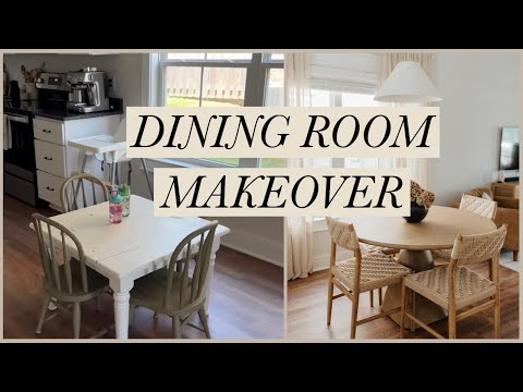 RENTAL DINING ROOM MAKEOVER - DIY PROJECTS & BIG REVEAL