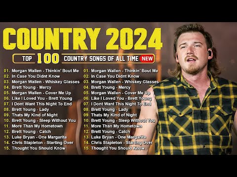 Morgan Wallen, Luke Combs, Kane Brown, Luke Bryan, Lee Brice, Jason Aldean - Country Music 2024