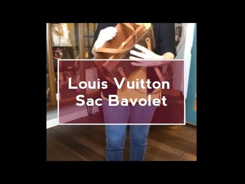 Wearing Vintage Louis Vuitton. Sac Bavolet 1970s handbag mod shot