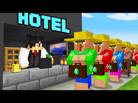 Minecraft but I Open a Hotel!