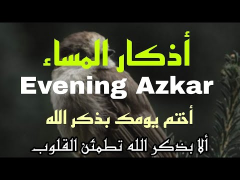 اذكار المساء بصوت يريح قلبك راحه نفسيه💚 حصن نفسك وبيتك من الشيطان - adhkar evening