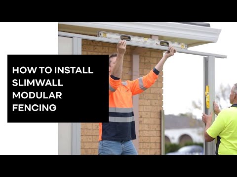 How to Install SlimWall Modular Fencing | ModularWalls