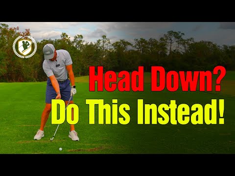 STOP Keeping Your Head Down In Your Swing