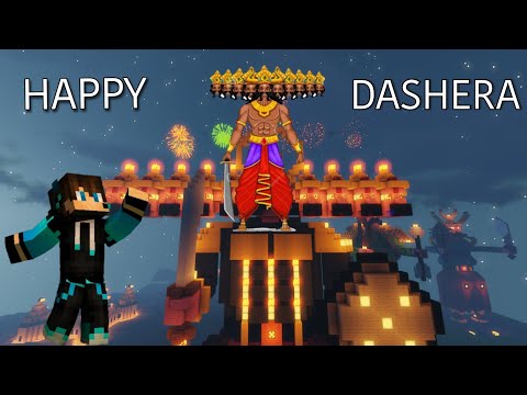 HAPPY DASHERA 🎉🎊 Minecraft animation || DASHERA Event Minecraft