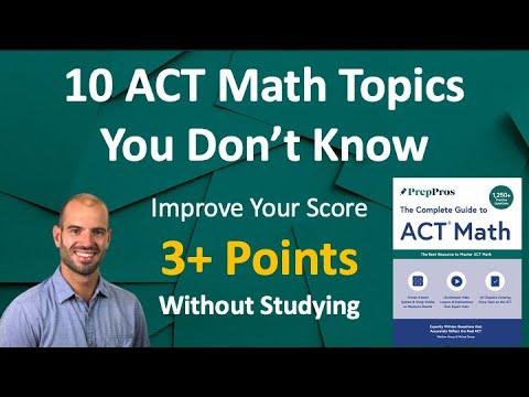 10 ACT Math Tips & Strategies GUARANTEED To Improve Your Score (without studying)