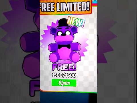 How to get Purple Freddy Fazbear Free Limited UGC in Cameraman Race Simulator?#freelimiteds #roblox