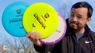 Which Discmania Driver Is Best For Ams? // Discmania Enigma, DD1, & Paradigm