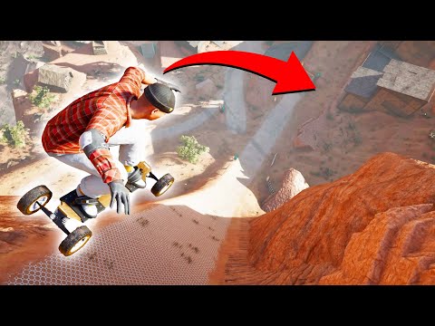 MOUNTAIN BOARDING OFF A CLIFF! (Riders Republic)