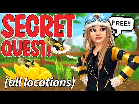 *SECRET QUEST* GET FREE ITEMS & ALL BEE LOCATIONS!! GAME MASTER BEE QUESTS!!