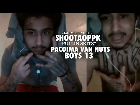 Pacoima Van Nuys Boys 13 | ShootaOppk “Pullin Skitz” (Jail Music Video) #trending #pacoima #artist