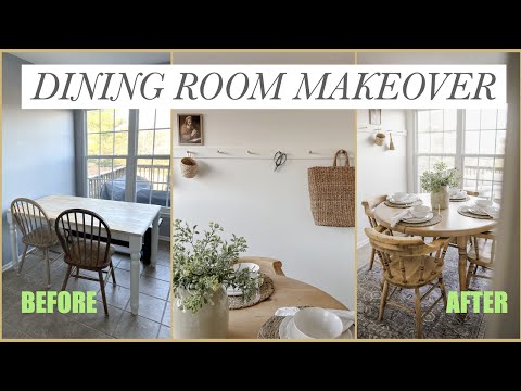 BUDGET DINING ROOM MAKEOVER REVEAL part 2