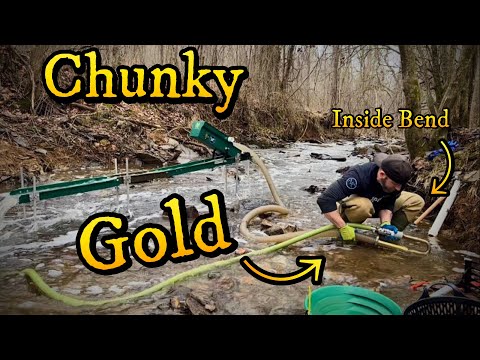 Prospecting Chunky Gold on an Inside Bend