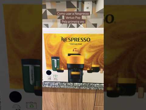 Usando ##nespresso Vertuo Pop pela primeira vez - nova cápsula #vertuo #vertuopop #locutora #nannda