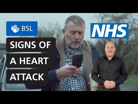 Heart Attack Symptoms - Help Us Help You advert | NHS (BSL)