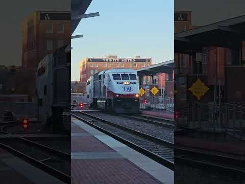 TRE 570 pulling into Fort Worth Central Station 12-14-24