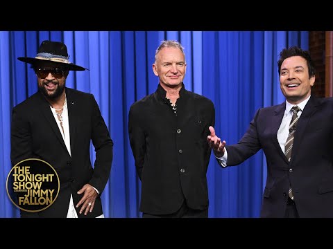 Sting and Shaggy Sing About Trump's Economy Using Their Songs During Jimmy's Monologue